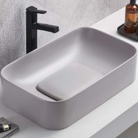 Раковина-чаша WeltWasser Elbach 78575-70 MT-GR 70 10000008704 Серая матовая — фото 1, Раковины накладные