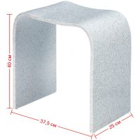 Товар: Стульчик для ванной Geralis T-DS Серый - фото 4 Стульчик для ванной Geralis T-DS Серый — фото 4, Сиденья