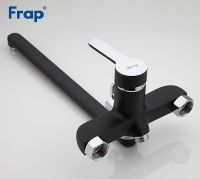 Товар: Смеситель для ванны Frap H42 F2242 универсальный Черный матовый Хром - фото 2 Смеситель для ванны Frap H42 F2242 универсальный Черный матовый Хром — фото 2, Смесители