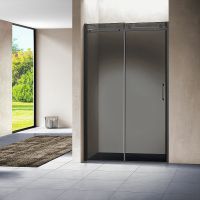 Душевая дверь Vincea Como 120 VPS-1C120CGB профиль Черный стекло тонированное — фото 2, Душевые двери в нишу