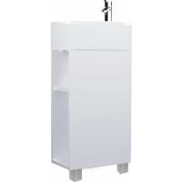 Товар: Тумба с раковиной 1MarKa Laura 40Н R У85928 Белый глянец - фото 2 Тумба с раковиной 1MarKa Laura 40Н R У85928 Белый глянец — фото 2, Мебель для ванной