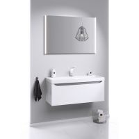 Товар: Зеркало Aqwella SM 100 SM0210 с подсветкой - фото 2 Зеркало Aqwella SM 100 SM0210 с подсветкой — фото 2, Мебель для ванной