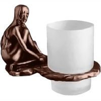Стакан для зубных щеток Art&Max Juno AM-0714-C Медь — фото 1, Мыльницы