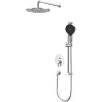 Душевая система Whitecross Y brushed nickel YSET05TOPNIB Брашированный никель — фото 1, Душевое оборудование. Душевая программа