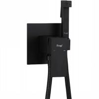 Гигиенический душ со смесителем Frap H802-6 F72802-6 Черный матовый — фото 1, Гигиенические души