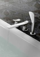 Смеситель на борт ванны Kludi Ambienta 534470575 Хром — фото 4, Смесители на борт ванны