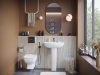 Товар: Комплект унитаза с инсталляцией Santek Нео Rimless 1WH501777 с сиденьем Микролифт и Черной матовой клавишей смыва - фото 8 Комплект унитаза с инсталляцией Santek Нео Rimless 1WH501777 с сиденьем Микролифт и Черной матовой клавишей смыва — фото 8, Комплекты унитаз + инсталляция