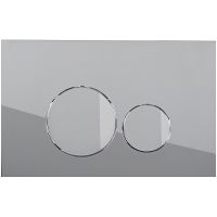 Клавиша смыва Olive's Plaza PL411C Хром глянцевый — фото 1, Кнопки смыва