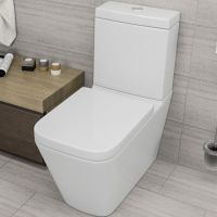 Унитаз компакт beWash Kraft BKBWR005635 Белый глянец с бачком и сиденьем Микролифт — фото 1, Унитазы