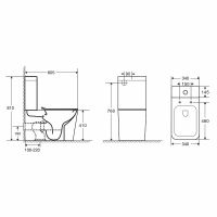 Товар: Унитаз компакт Point Ника PN42081 с бачком и сиденьем Микролифт - фото 10 Унитаз компакт Point Ника PN42081 с бачком и сиденьем Микролифт — фото 10, Унитазы