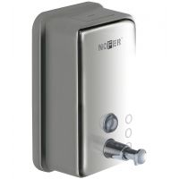 Диспенсер для жидкого мыла Nofer Inox 03041.B Глянцевая нержавеющая сталь — фото 1, Диспенсеры для жидкого мыла