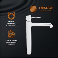 Смеситель для раковины Orange Karl M05-121cr Хром — фото 8, Смесители для раковины