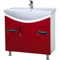 Тумба под раковину Bellezza Лагуна 85 4632114110038 Красная — фото 1, Тумбы под раковину