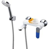 Смеситель для ванны Frap H34 Белый Хром арт-F3234 — фото 3, Смеситель для ванны