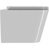 Комплект унитаза с инсталляцией Point Ника 886914SIOO+PN41081 с сиденьем Микролифт и клавишей смыва Хром глянцевый — фото 3, Унитазы