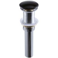 Донный клапан SantiLine SL-112 Черный матовый — фото 1, Донные клапаны