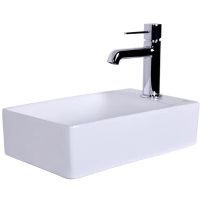 Товар: Раковина Orange 38 L B05-375LW Белая глянцевая - фото 6 Раковина Orange 38 L B05-375LW Белая глянцевая — фото 6, Мини-раковины