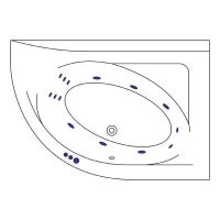 Товар: Акриловая ванна Excellent Aquarella 150x100 R WAEX.ARP15.SMART.BR с гидромассажем - фото 7 Акриловая ванна Excellent Aquarella 150x100 R WAEX.ARP15.SMART.BR с гидромассажем — фото 7, Ванны