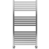 Водяной полотенцесушитель Terminus Тоскана П17 500х1000 4670078530875 Хром, нижнее подключение, G 1/2" ВР, с комплектом вентилей — фото 2, Водяные полотенцесушители