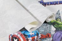 Обои детские Артекс New Look 6 10909-01 Винил на флизелине (1,06*10,05) Серый, Штукатурка/Надписи — фото 3, Обои для стен