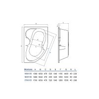 Акриловая ванна Koller Pool Montana 160х105 R без гидромассажа — фото 3, Ванны