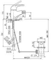 Смеситель для биде Rav Slezak Sazava SA045.5 Хром — фото 3, Смесители