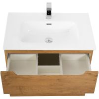 Тумба под раковину BelBagno Etna-H60 80 ETNA-H60-800-2C-SO-RN-P подвесная Rovere Nature — фото 6, Тумбы под раковину