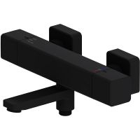 Смеситель для ванны Damixa Gala с термостатом Черный матовый арт-533000300 — фото 1, Смеситель для ванны