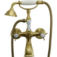 Смеситель для ванны Migliore Princeton 19344 Бронза — фото 1, Смеситель для ванны