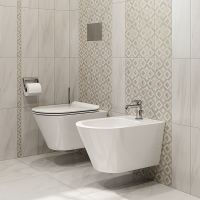 Унитаз Kerama Marazzi Plaza Modern PLMR.wc.02 подвесной Белый глянцевый без сиденья — фото 7, Подвесные унитазы