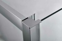 Душевой уголок Vincea Alpha 100x90 VSR-3AL9010MT профиль Хром стекло текстурное — фото 4, Прямоугольные душевые уголки