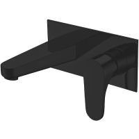 Смеситель для раковины Abber Eleganz AF8312B Черный матовый — фото 1, Смесители для раковины