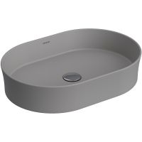 Раковина-чаша Berges Ego SL 55 181612 Серая матовая — фото 1, Раковины накладные