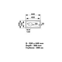 Кухонная мойка Kaiser KSM-2344 Silver — фото 3, Кухонные мойки