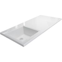 Раковина Эстет Даллас 100 L ФР-00001971 с местом под стиральную машину Белая — фото 1, Раковины на стиральную машину