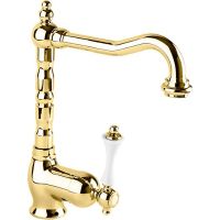 Смеситель для раковины Cezares Margot MARGOT-LSM2-03/24-Bi Золото 24 карат — фото 1, Смесители для раковины