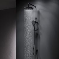 Душевая система AM.PM Like F0780022 Черная матовая — фото 3, Душевые стойки