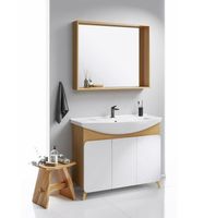 Товар: Тумба под раковину Aqwella Basic 105 BAS0110DZ Дуб золотой - фото 4 Тумба под раковину Aqwella Basic 105 BAS0110DZ Дуб золотой — фото 4, Мебель для ванной