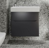 Товар: Тумба под раковину Jorno Folk 65 Folk.01.65/P/A/JR подвесная Антрацит - фото 3 Тумба под раковину Jorno Folk 65 Folk.01.65/P/A/JR подвесная Антрацит — фото 3, Тумбы под раковину