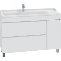 Тумба под раковину СанТа Марс 120 700254 Белая — фото 1, Тумбы под раковину