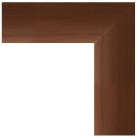 Зеркало Evoform Exclusive 92х62 BY 1177 с фацетом в багетной раме - Орех 65 мм — фото 3, Мебель для ванной