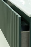 Тумба под раковину WellWant Aura 80 WWM000800G подвесная Серо-зеленая — фото 4, Мебель для ванной