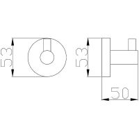 Товар: Крючок Rav Slezak Colorado COA0100SM Бронза - фото 2 Крючок Rav Slezak Colorado COA0100SM Бронза — фото 2, Крючки для полотенец