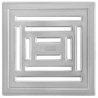 Душевой трап Berges Zentrum Uno 150x150 с решеткой Хром матовый арт-090372 — фото 4, Трапы для душа