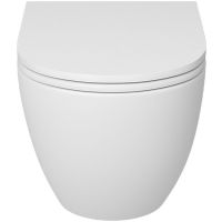 Унитаз Grossman Tornado GR-4455MSQ подвесной Белый матовый с сиденьем Микролифт — фото 2, Унитазы