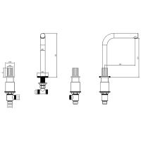 Товар: Смеситель для раковины Boheme Elegante 152-MG-EL Золото матовое - фото 6 Смеситель для раковины Boheme Elegante 152-MG-EL Золото матовое — фото 6, Смесители