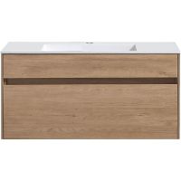 Тумба под раковину Vincea Chiara 100 VMC-2C100NO подвесная N.Oak — фото 1, Тумбы под раковину