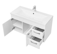 Тумба под раковину Aquaton Диор 100 1A167701DR010 подвесная Белая — фото 8, Тумбы под раковину