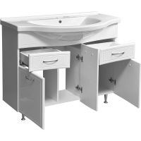 Товар: Тумба под раковину Stella Polar Концепт 100 SP-00000137 Белая - фото 2 Тумба под раковину Stella Polar Концепт 100 SP-00000137 Белая — фото 2, Тумбы под раковину