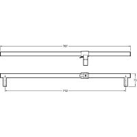 Душевая штанга Jacob Delafon E8524-CP Хром — фото 4, Штанги для душа
